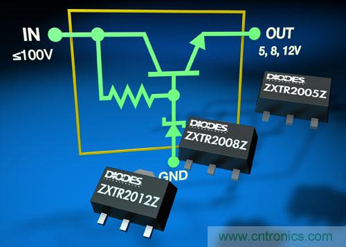  Diodes全新集成高壓穩(wěn)壓器晶體管，顯著提升功率密度和減少器件數(shù)量