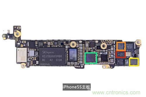 土豪金iPhone 5S拆解：內(nèi)部結(jié)構(gòu)升級，維修難度增加