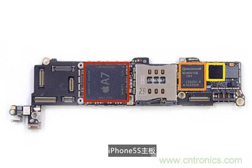 土豪金iPhone 5S拆解：內(nèi)部結(jié)構(gòu)升級，維修難度增加