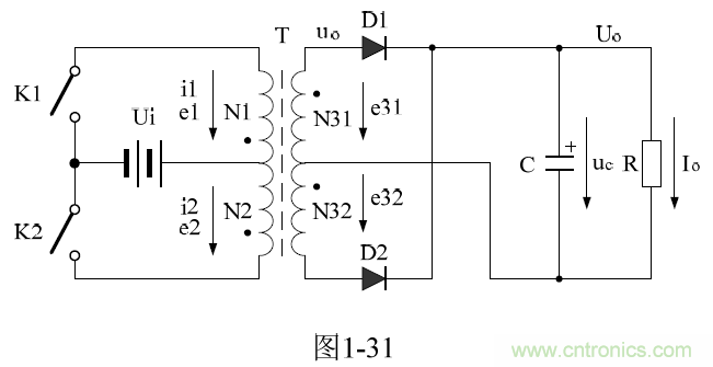 推挽式變壓器開關(guān)電源原理及參數(shù)計算——陶顯芳老師談開關(guān)電源原理與設(shè)計