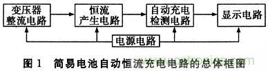 推薦：一款簡(jiǎn)易電池自動(dòng)恒流充電電路設(shè)計(jì)