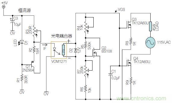 圖1：基于有源器件的線性區(qū)域進(jìn)行功率控制。