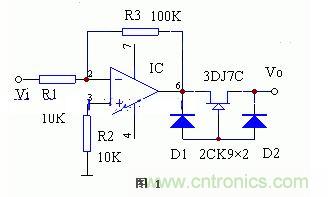 集成運算放大器輸出過流保護(hù)電路