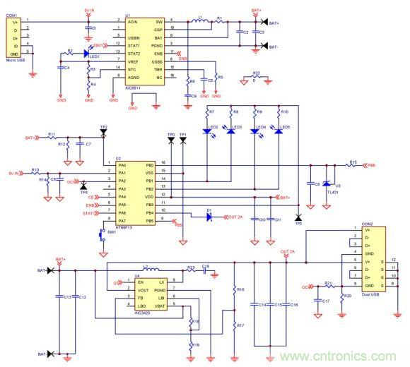 移動電源電路的三種設(shè)計方案，哪個技高一籌？