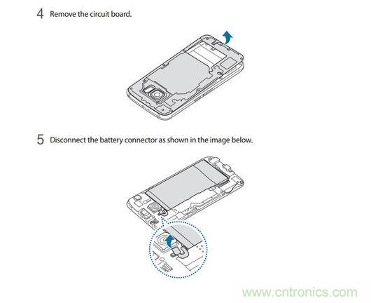 更換了S6智能手機的電池