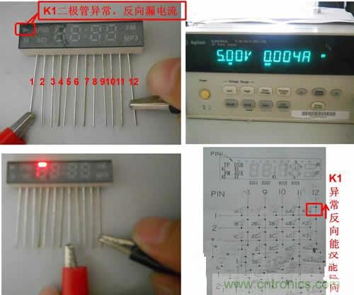 抗靜電指標(biāo)差的LED失效分析