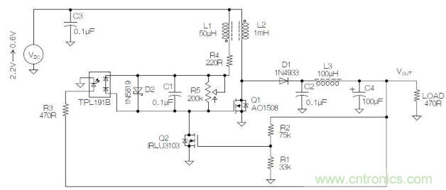 基于MOSFET的焦耳小偷電路