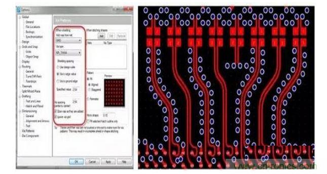 PCB 設(shè)計(jì)工具如果能夠控制共面波導(dǎo)和波導(dǎo)過(guò)孔的創(chuàng)建，將有助于顯著減少設(shè)計(jì)錯(cuò)誤和縮短設(shè)計(jì)時(shí)間。