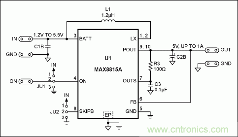 Li+電池供電、低壓高亮度(HB) LED解決方案