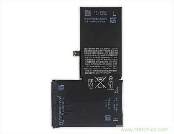 蘋果iPhone X iFixit拆解報(bào)告：雙層主板+雙單元電池