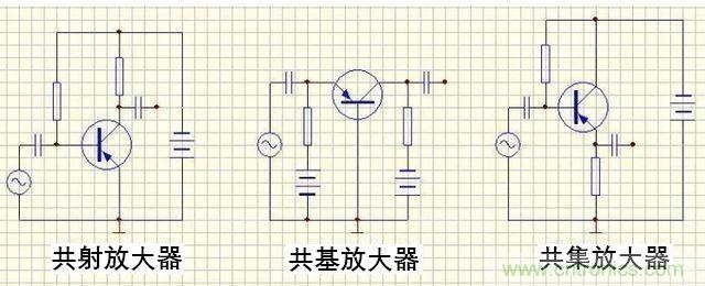 什么是共集、共基、共射放大器？如何分辨3類放大器