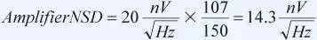 信號鏈中放大器噪聲對總噪聲有多少貢獻？