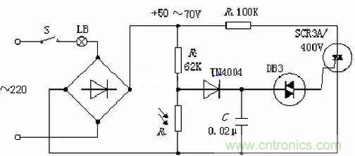 光敏電阻式光控開關典型應用電路解析