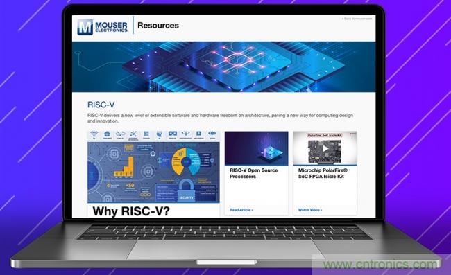 貿澤電子發(fā)布全新RISC-V資源頁面