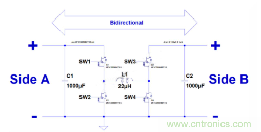 如何用碳化硅MOSFET設(shè)計(jì)雙向降壓-升壓轉(zhuǎn)換器？