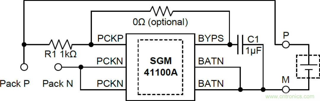 小封裝、微功耗小微電池保護(hù)器SGM41100A