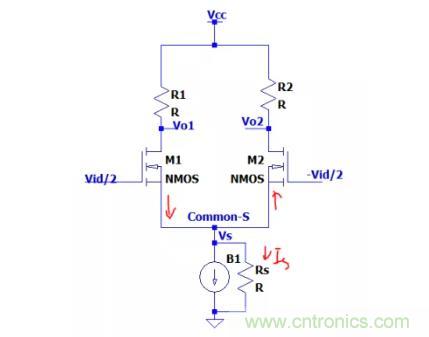 關(guān)于差分輸入電路和共模信號，差模信號關(guān)系的理解