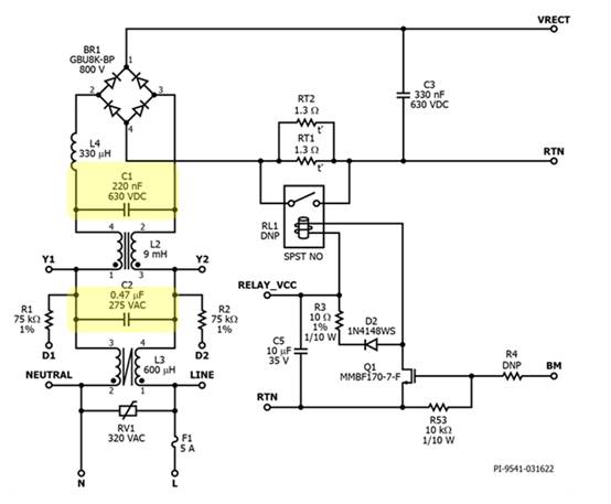 補償 EMI 濾波器 X 電容對有源 PFC 功率因數(shù)的影響