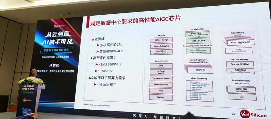 芯原汪志偉：芯原IP、平臺(tái)、軟件整套解決方案，助力AIGC算力進(jìn)一步升級(jí)