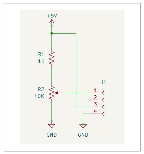 使用 M5Stack 內核控制基于電位器的伺服電機