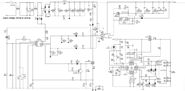 安森美NCP1345用于離線 USB-PD 和 USB Type-C 電源轉(zhuǎn)換器的高度集成準(zhǔn)諧振反激式方案